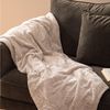 Wohndecke Kuscheldecke mit Blattmuster RYO, 180 x 230 cm, Atmosphera Créateur d'intérieur Bild 3