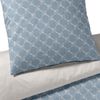 JOOP! Bettwäsche 2 teilig - Cornflower Double, Comfort-Satin, Baumwolle, Jacquard Hellblau/Grau 155x220cm Bild 3