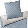 JOOP! Bettwäsche 2 teilig - Cornflower Double, Comfort-Satin, Baumwolle, Jacquard Hellblau/Grau 155x220cm Bild 2