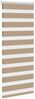 vidaXL Doppelrollo Sandbraun 65x100 cm Stoffbreite 60,9 cm Polyester 4014514 Bild 3