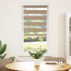 vidaXL Doppelrollo Sandbraun 65x100 cm Stoffbreite 60,9 cm Polyester 4014514 Bild 2
