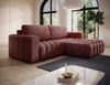 Eltap 'Bonett' Ecksofa mit Schlaffunktion, 92 x 175 x 250 cm, Rosa, Rechts Bild 4