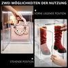 XERSEK Vitrine LED Transparente Schuhbox Acryl Displaybox Organizer Aufbewahrungsbox (Set, 2-St, 44×33×33cm Stapelfähig mit Magnettür) für Modelle Spielzeug Handtasche Bild 2
