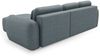 Ecksofa Schlafsofa Sofa GASTON in Stoff Puente Anthrazit Ottomane Rechts Bild 3