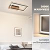 ZMH LED Deckenleuchte moderne Deckenleuchte 12W Holz 3000K Bild 5