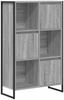 vidaXL Bücherregal Graues Sonoma 68 x 30 x 108.5 cm Holzwerkstoff 886543 Bild 2