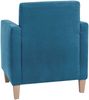 Sessel Karol Bezug Veloursstoff Buche natur / petrol 22202 Bild 5