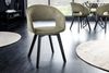 Design Stuhl DENMARK grün schwarze Holzbeine Retro Bild 3