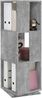 FMD Möbel - TOWER - Drehbares Regal mit 3 Ebenen - melaminharzbeschichtete Spanplatte - Beton LA - 34 x 108 x 34cm Bild 2