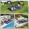 Outdoor Teppich robuster Wetterfest Outdoorteppich, Carpet mit Boho-Style, Outdoor-Teppich für Wohnzimmer Balkon Bild 5