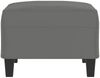 vidaXL Fußhocker Dunkelgrau 70x55x41 cm Mikrofasergewebe 349363 Bild 4