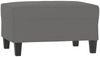 vidaXL Fußhocker Dunkelgrau 70x55x41 cm Mikrofasergewebe 349363 Bild 2