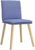 vidaXL Esszimmerstühle 4 Stk. Jeansblau Stoff 3315365 Bild 3