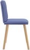 vidaXL Esszimmerstühle 4 Stk. Jeansblau Stoff 3315365 Bild 5