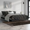 vidaXL Bettgestell Schwarz 140x190 cm Holzwerkstoff 832278 Bild 4