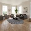 Gabbeh Teppich - Softy - Uni 230 x 150 cm - grau - oval Bild 2