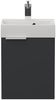 Gäste WC Badmöbel Kubus Slimline 40cm SoftClose grafit : Grafit Bild 5