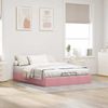 vidaXL Ottoman-Bett ohne Matratze Rosa 140x200 cm Samt 3310972 Bild 3