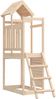 vidaXL Spielturm Braun 110,5 x 52,5 x 214 cm Massives Kiefernholz 3417202 Bild 4