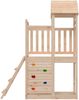 vidaXL Spielturm Braun 110,5 x 52,5 x 214 cm Massives Kiefernholz 3417202 Bild 2