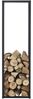 Kaminholzregal Tibro Stahl 35x35x120 cm Schwarz [en. casa] Bild 3