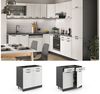 Küchenunterschrank R-Line Weiß Landhaus 80 cm ohne Arbeitsplatte Vicco Bild 2