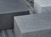 Gartencouchtisch Zten aus Aluminium mit Steinplatte, modern, grau, 80x50 cm Bild 3