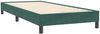 vidaXL Boxspringbett mit Matratze Dunkelgrün 80x220 cm Samt 3317886 Bild 5