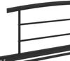 vidaXL Bettgestell Schwarz Metall 90x200 cm 284656 Bild 5