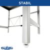 DanDiBo Verstellbares Küchenregal Edelstahl für Arbeitsplatte Stehend 2 Stufig 40-64 cm Regal Küche 96685 Standregal Bild 4