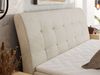 Boxspringbett DAGOS 140 x 200 cm mit Kopfteil, Lattenrost und Stauraum – Doppelbett mit Matratze & Topper Visco , stabile Konstruktion, Bettkasten, modernes Design - Beige Velvet - H4 Bild 3