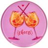 Giftcompany Tablett Dekotablett Love Trays Cheers Rosa (12,7cm) Bild 5