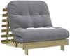 vidaXL Futon Schlafsofa mit Matratze 90x206x11 Kiefernholz Imprägniert 846765 Bild 4