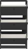 Schuhkipper >Flap< in anthrazit matt lack, Holzwerkstoff - 60x104x16cm (BxHxT) Bild 3