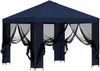 vidaXL Garten Pavillon mit Seitenwänden 3 x 3 m Blau 900367 Bild 4