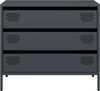 vidaXL Sideboard Anthrazit 68x39x58,5 cm Kaltgewalzter Stahl 851294 Bild 5