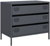 vidaXL Sideboard Anthrazit 68x39x58,5 cm Kaltgewalzter Stahl 851294 Bild 2