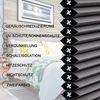 WOLTU Wabenplissee ohne Bohren Verdunklung Thermo Doppelplissee Klemmfix Zweifarbig 80x120 cm Dunkelgrau-weiß, Plissee Faltrollo Sonnen-, Sicht- & Schallschutz, Jalousie Plisseerollo für Fenster & Tür Bild 3