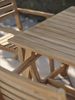 Gartenstuhl Keros aus Teakholz, klassischer Outdoor-Stuhl in Natur, Marke Brafab, geschliffen Bild 4
