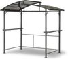 Leco Ersatz Polycarbonat-Dachplatten-Set für Profi-Grillpavillon XXL 2,75 x 1,65 m, grau-braun Bild 2