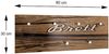 Wandgarderobe >42399< in chrom, Motiv-Brett, MDF, Metall - 80x30x6cm (BxHxT) Bild 3