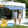 Ferghana Klemmmarkise Klemmmarkise Ohne Bohren, Balkonmarkise Höhenverstellbar (Sonnenschutz Wasserdicht UV-beständig, Sonnenmarkise für Terrasse Balkon Garten) Sichtschutz Markise Bild 4