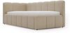 GRAINGOLD Cloud One Jugendbett 90x200, Einzelbett mit Bettkasten, mit Lattenrost, Bouclé-Stoff, Links, Beige Bild 2