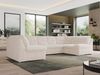 U-förmige Ecksofa, Bigsofa mit schlaffunktion, Wohnlandschaft XXL - MORBIDO U - Beige Cord Bild 2