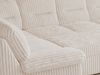 U-förmige Ecksofa, Bigsofa mit schlaffunktion, Wohnlandschaft XXL - MORBIDO U - Beige Cord Bild 4