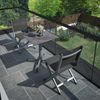 KETTLER BASIC PLUS Balkonklappstuhl silber/anthrazit Aluminium/Outdoorgewebe 53 x 51 x 86 Bild 5