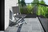 KETTLER BASIC PLUS Balkonklappstuhl silber/anthrazit Aluminium/Outdoorgewebe 53 x 51 x 86 Bild 3