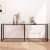 Konsolentisch, Beistelltisch, Konsole Transparent 200x35x75,5 cm Hartglas Bild 2