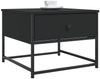 vidaXL Couchtisch Schwarz 51x51x40 cm Holzwerkstoff 833975 Bild 3