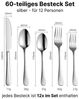 LIVINA HOME Besteck-Set Modernes Besteck Set 30 teilig, Essbesteck Geschirr Besteckset (60-tlg), 6 Personen, Set für 6 Personen, Spülmaschinenfest Besteck, Valentinstag Angebot! Bild 3